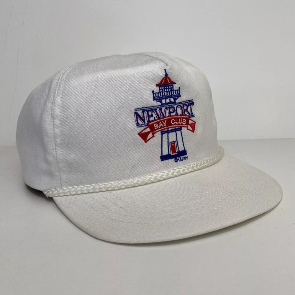 Disneyland Paris Newport Bay Club Hat Vintage USA Made Regal Headware VERY RARE.